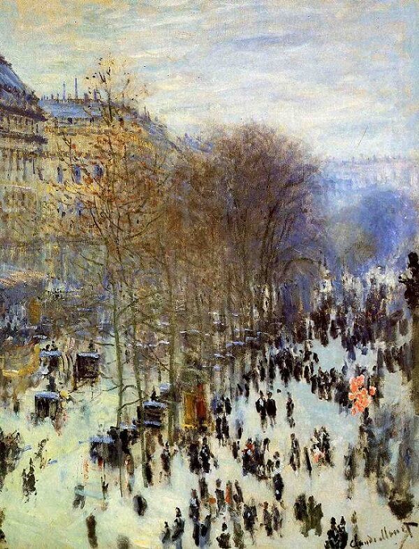 Boulevard des Capucines, 1873-1874 by Claude Monet