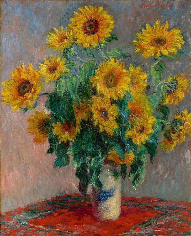 Bouquet of Sunflowers, 1881 by Claude Monet