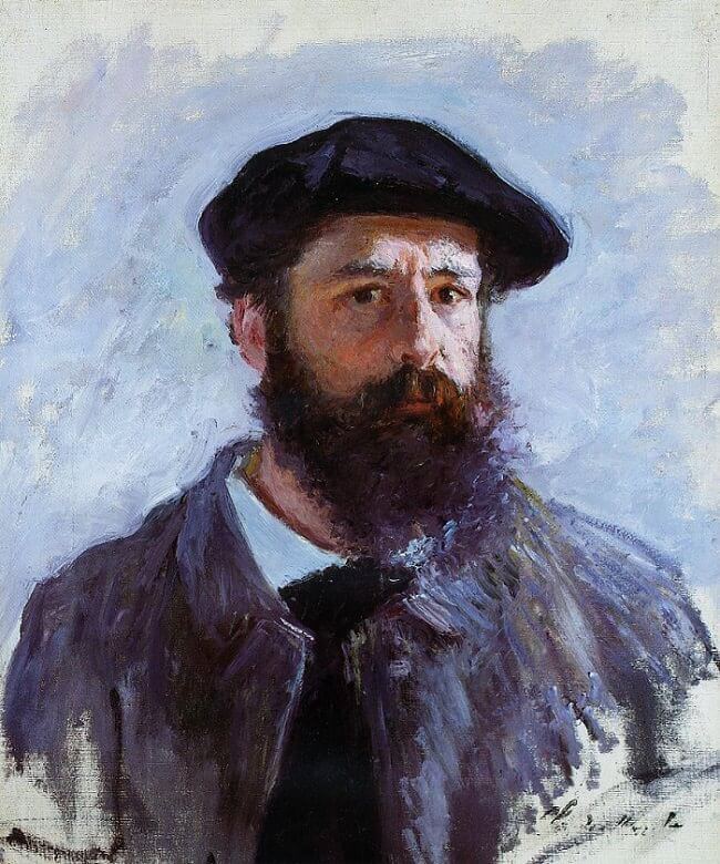 Self Portrait with a Beret, 1886 by Claude Monet