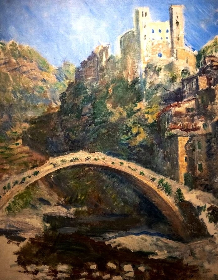 The Dolceacqua Chateau, 1884 by Claude Monet