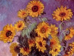 Bouquet of Sunflowers by Claude Monet