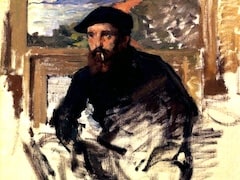 Portrait of the Artist in his Studio by Claude Monet