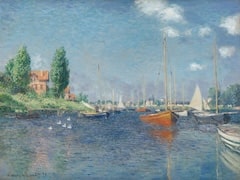 Red Boats, Argenteuil by Claude Monet