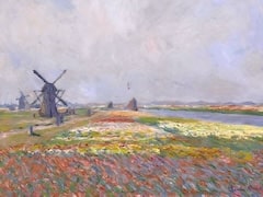 Tulip Field, near the Hague by Claude Monet